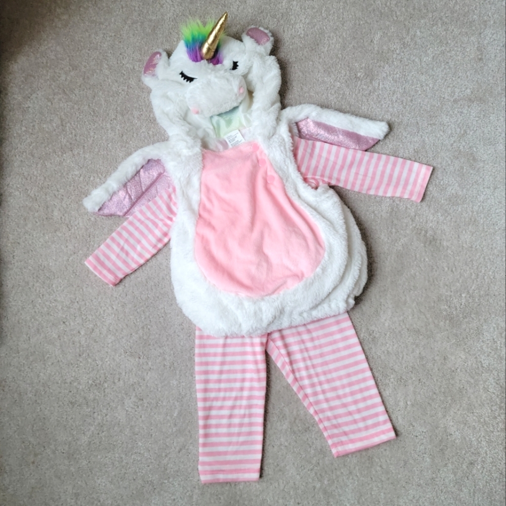 LIKE NEW! 🦄 Toddler Unicorn Costume 12-18 Mth